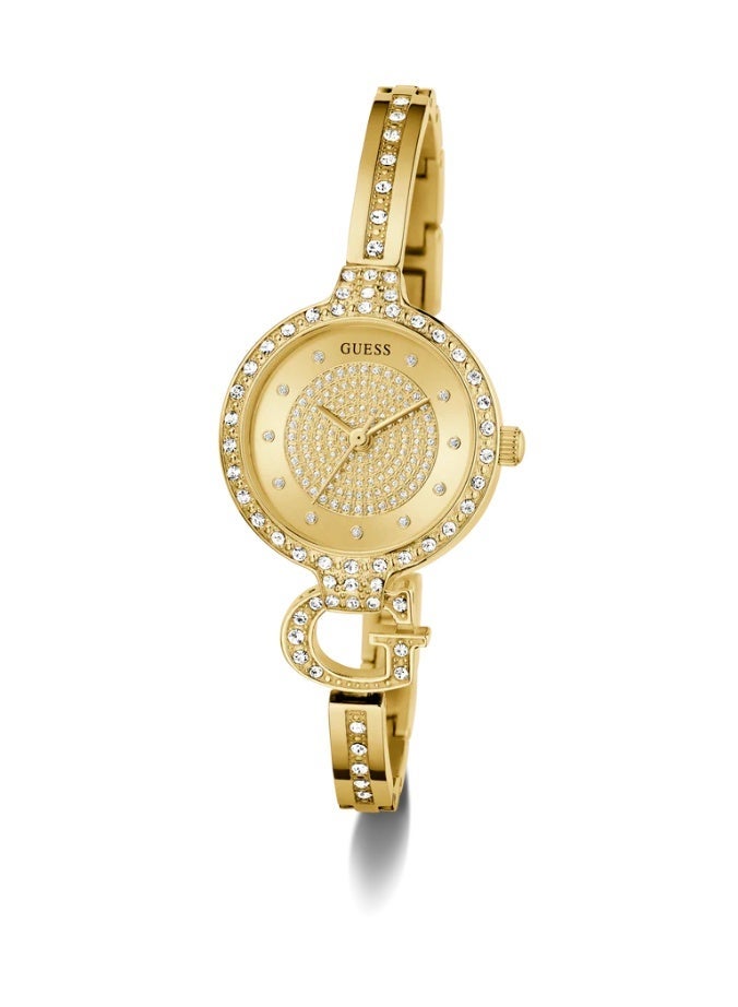 GUESS ساعة كواتز أنالوج ذهبية اللون للسيدات من غيس GW0929L2 - Image 2